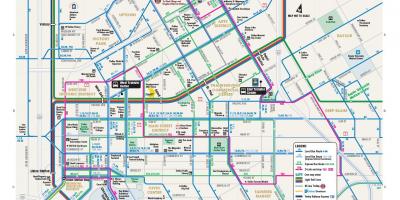 Автобусні маршрути Даллас карті