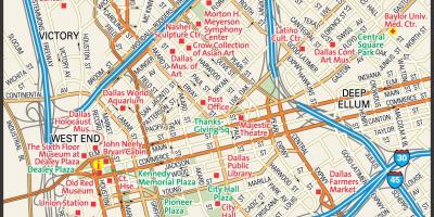 Карта міста Даллас вулиці