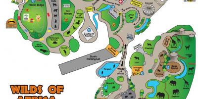 Карта Даллас зоопарк