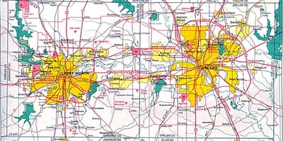 Карта Північної Даллас