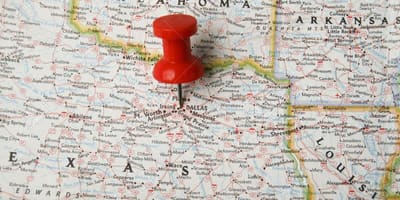 Даллас на карті